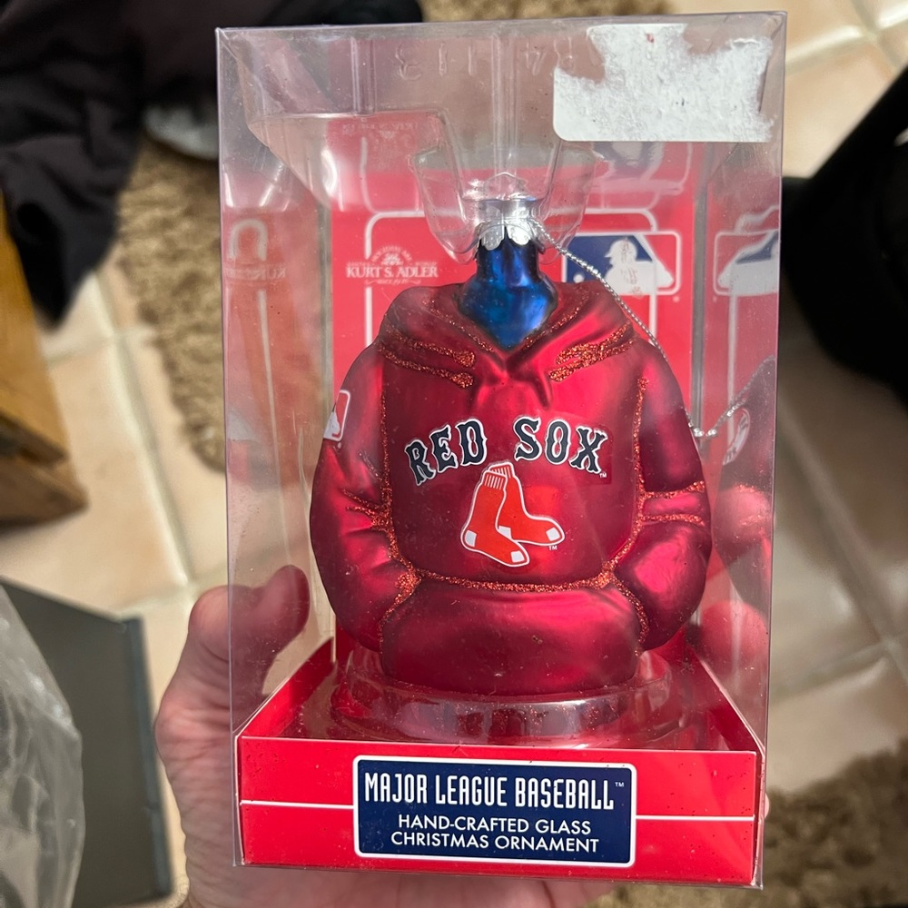 Boston Red Sox Christmas Ornament by Kurt S. Adler - Official MLB Merchandise
